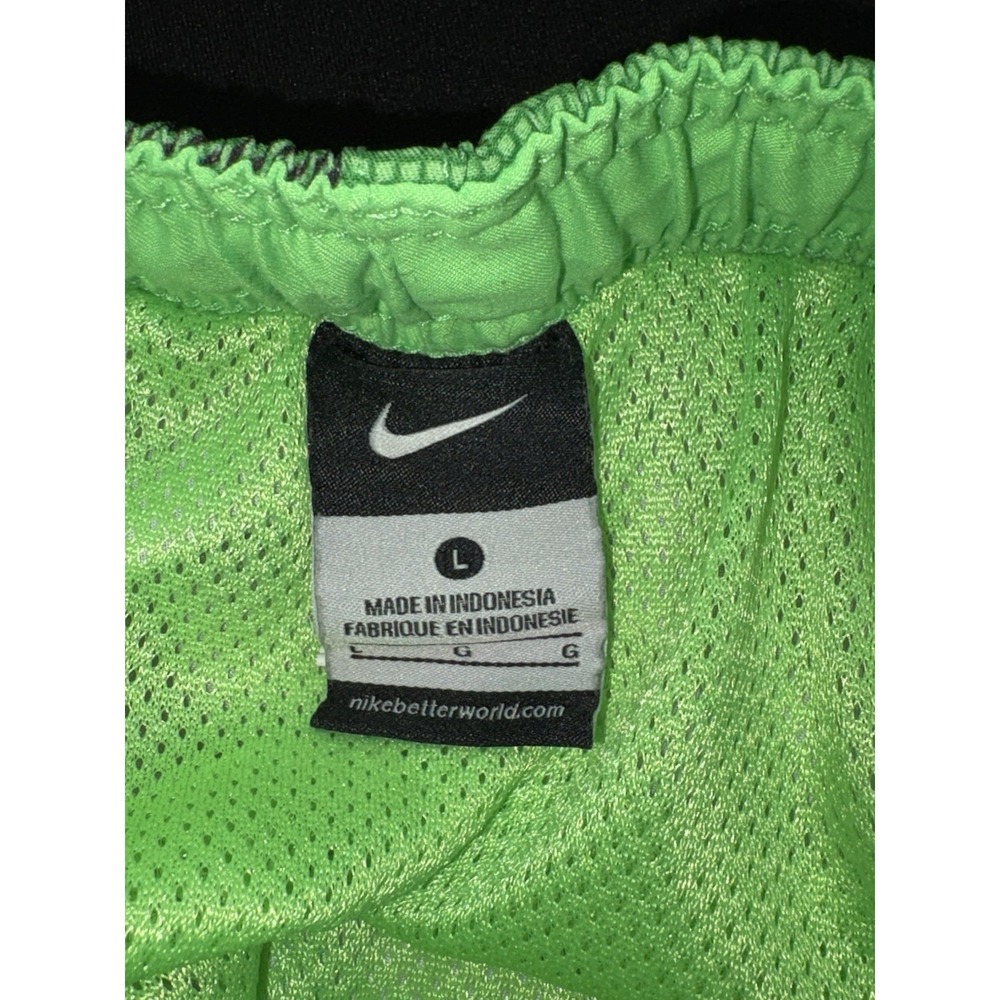 VTG Nike Volley Swim Trunks Men's Large Shorts Striped Purple Green NESS685 - Picture 7 of 14